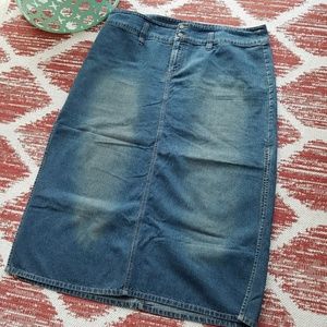 Blue Jeans Plus Size Skirt  20W